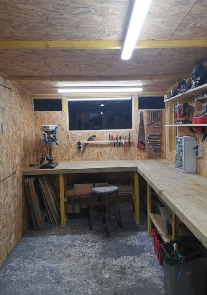 Vue intérieur de mon atelier