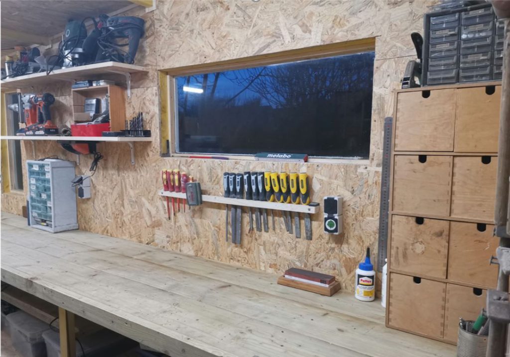 vue intérieur de mon atelier