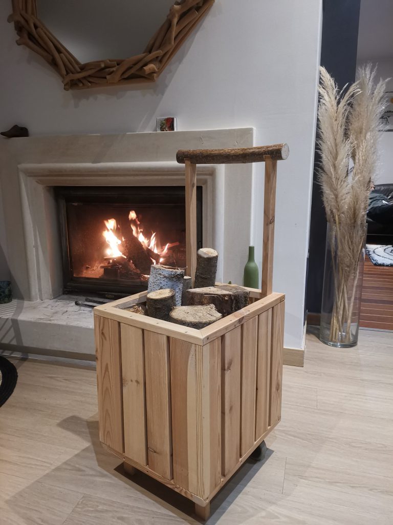 Chariot à bois