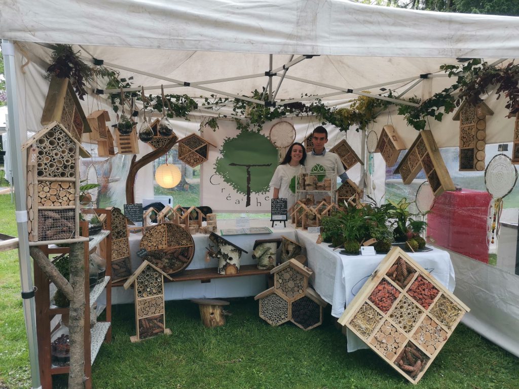 Photo du stand lors du salon plantes et fleurs de mai 2019