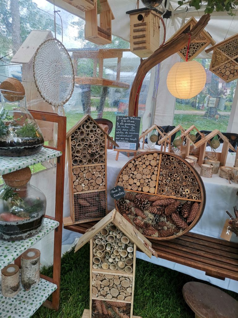 Photo du stand lors du salon plantes et fleurs de mai 2019