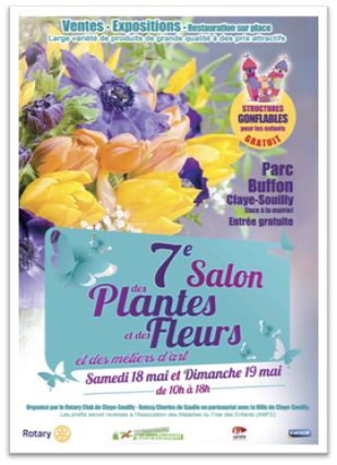 Affiche Salon plantes et fleurs Claye Souilly